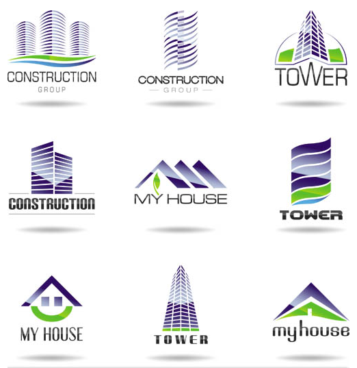 Real Estate Logotypes 10 vector