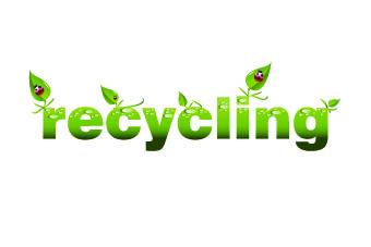 Recycling design vectors graphic