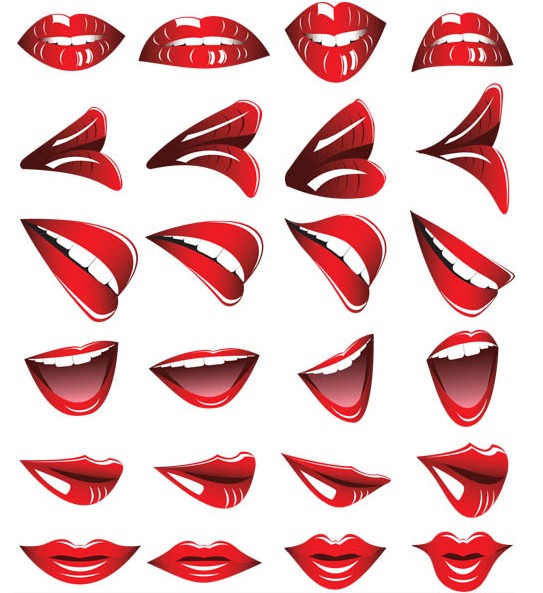 Red Lips vector