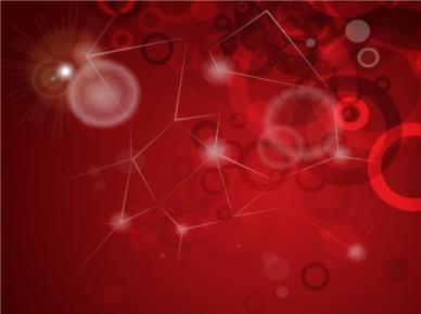 Red Rings background vector