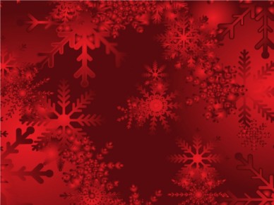 Red Snow Background vector