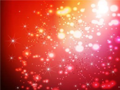 Red Sparkles vector