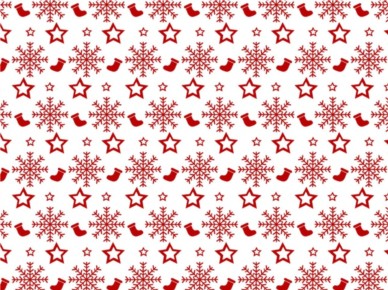 Red White Christmas Pattern vector