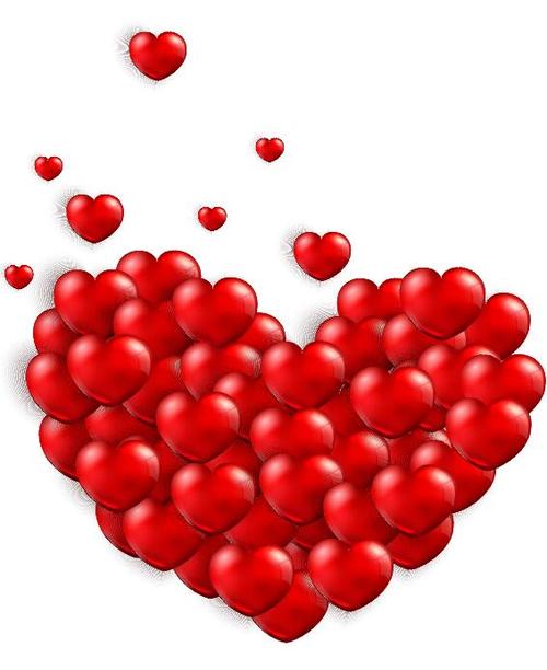 Red heart balloon illustration vector