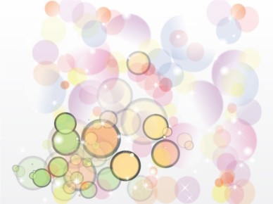 Retro Bubble Background vector