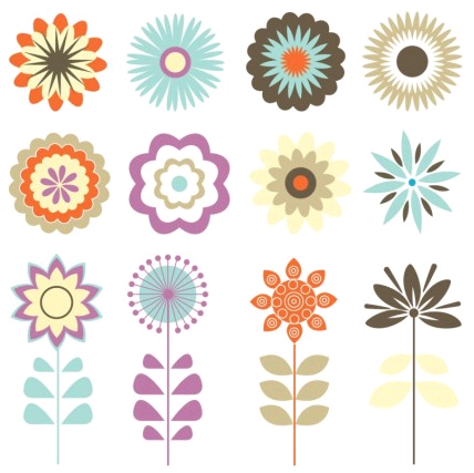 Retro Floral Ornaments vectors