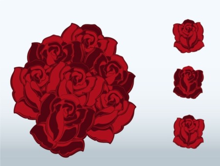 Romantic Roses vectors