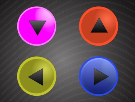 Round Button Pack vector