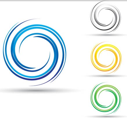 Round Creative Logo 2 vector