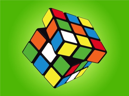 Rubik Cube vectors graphic