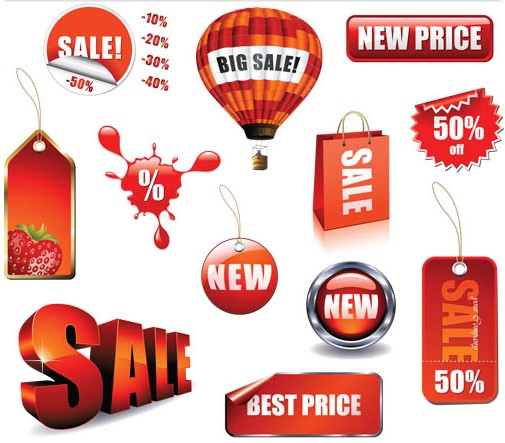 Sale Labels Vector graphics