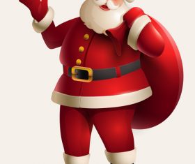 Santa boy illustration vector design 02