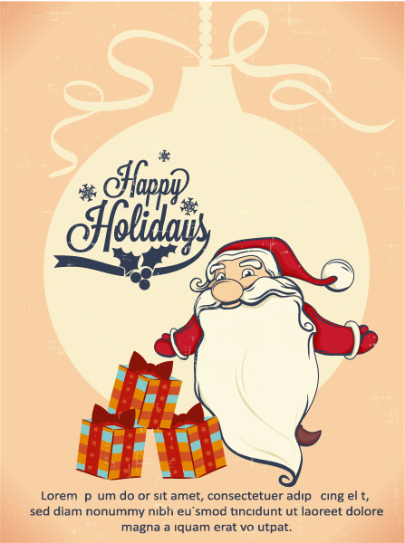 Santand gift background 1 vector