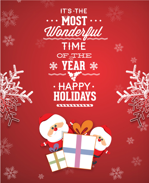 Santand gift background 2 vector