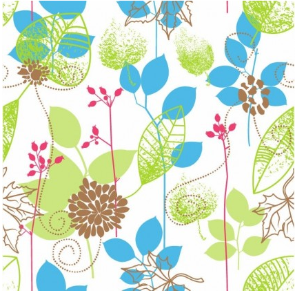 Seamless Floral Design Background vector graphics