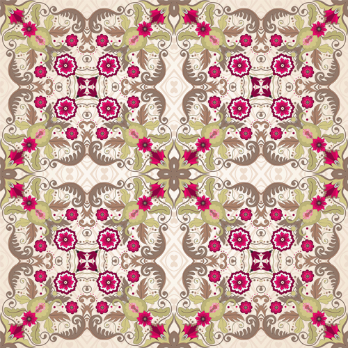 Seamless pattern floral 3 vector