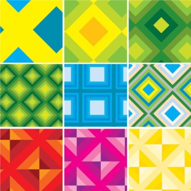 Seventies Patterns background vector graphics