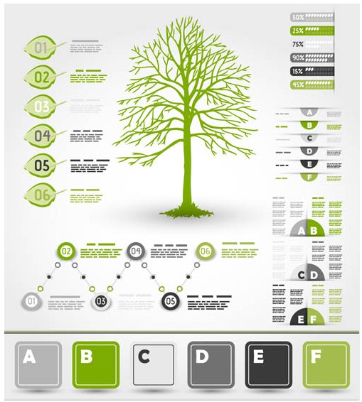 Shiny Ecology Infographics vector