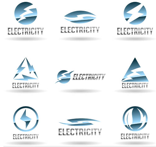 Shiny Electricity Logo art vector