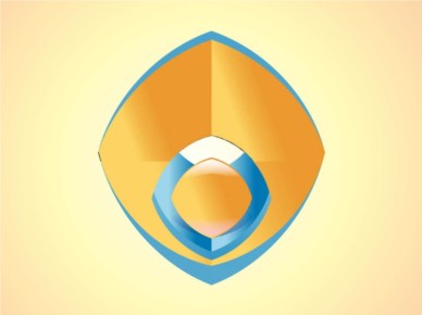 Shiny Logo Icon vector graphics