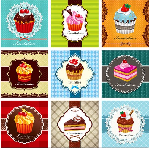 Shiny Sweets Backgrounds 5 vector