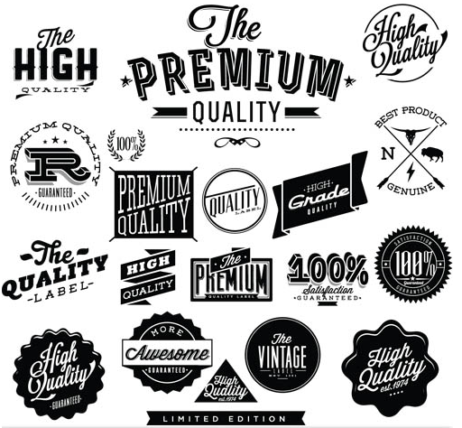 Shopping Labels graphic vectors material