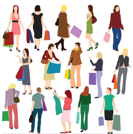 Shopping graphic vector