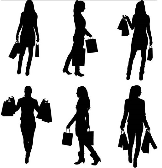 Silhouettes free vector