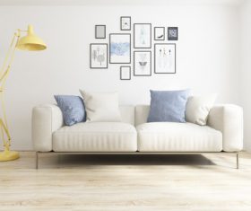 Simple home display interior decoration Stock Photo 01