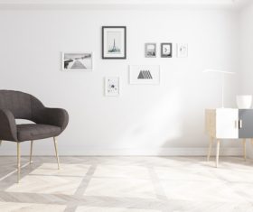 Simple home display interior decoration Stock Photo 02