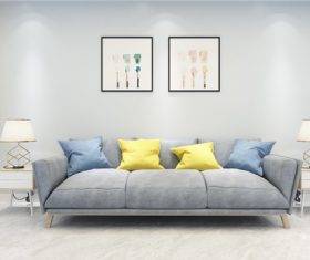 Simple home display interior decoration Stock Photo 05