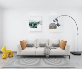 Simple home display interior decoration Stock Photo 06