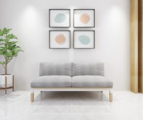 Simple home display interior decoration Stock Photo 07