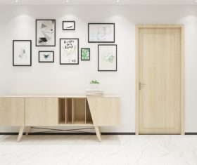 Simple home display interior decoration Stock Photo 08