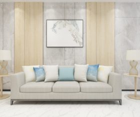 Simple home display interior decoration Stock Photo 09