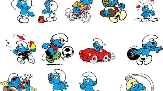 Smurfs vector