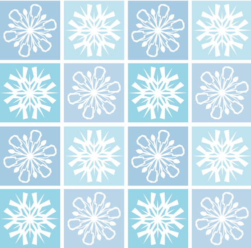 Snowflake pattern 3 vector