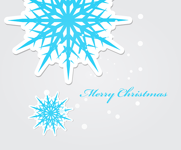 Snowflakes Christmas Background 2 Illustration vector