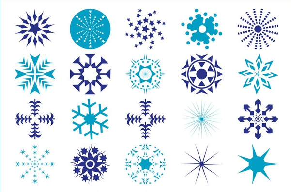 Snowflakes Graphics vector