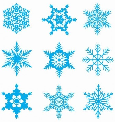 Snowflakes Set vector
