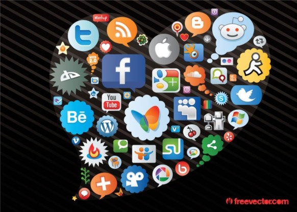 Social Network Icons vector