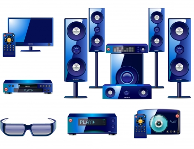 Sound system collection vector