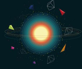 Space gradient geometric vector