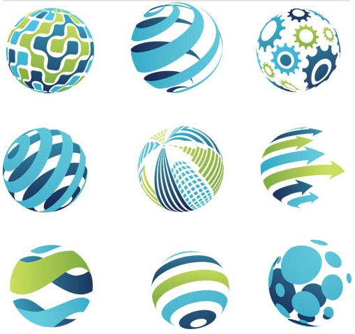 Spherical Logo vectors