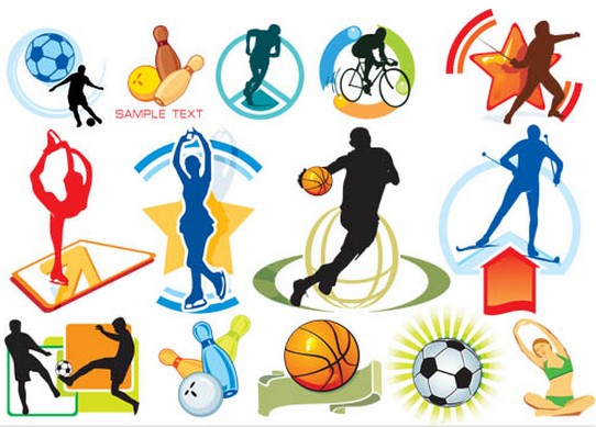 Sports Symbols free vector graphics