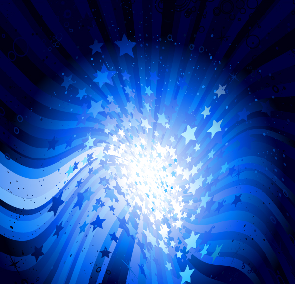 Star abstract background set vector