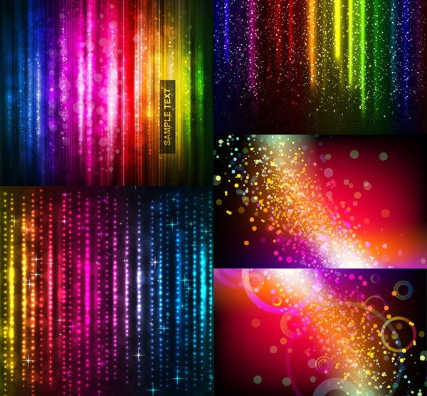 Star bright colorful background vector