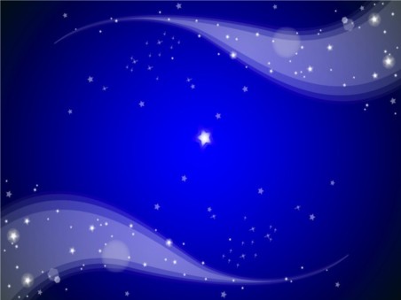 Starry Night shiny vector