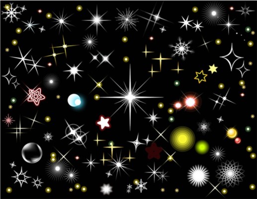 Stars and Light Effects design vector