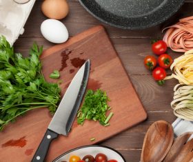 Stock Photo Cut pasta ingredients 03
